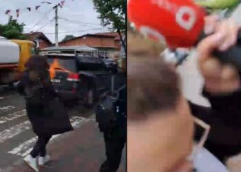 VIDEO/ Pamje të rënda: Me bomba molotov dhe shkelma, sulmohen gazetarët në Leposaviç