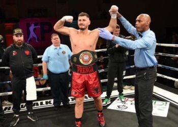 VIDEO/ Vetëm 70 sekonda për titullin kampion, Kristjan Prenga hedh në tapet kundërshtarin