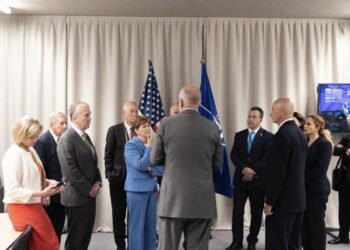 Rama ndan fotot me senatorët amerikanë në samitin e NATO-s: Kërkuan takim nisur nga shqetësimi për situatën në Veriun e Kosovës