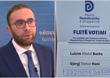 FOTO-LAJM/ Gara mes Bashës e Hanit, demokrati voton…Gazin: Bardhi kryetar