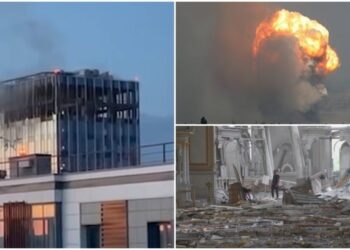 Hakmarrja e Kievit/ Ukraina sulmon godinat në zemër të Moskës, shumë afër Ministrisë së Mbrojtjes
