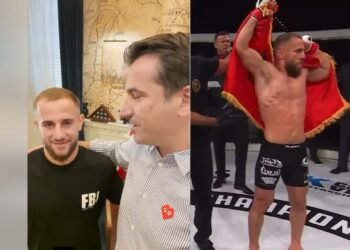 VIDEO/ Veliaj na prezanton 17 herë kampionin në mundje, njihuni me shqiptarin e parë që është një hap larg UFC
