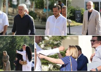 FOTOT/ Nga Majko me zëvendësin e Gjicit në krah, te përqafimet e socialistëve! S’mungon as Gramoz Ruçi. Çfarë nuk u pa në Asamblenë e PS