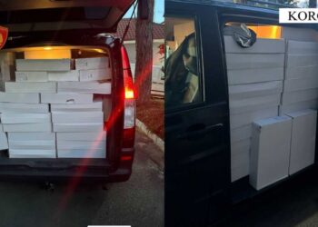 Do kalonte kontrabandë furgonin me 3 tonë djathë, arrestohet në flagrancë doganieri