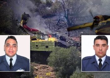 Greqi/ Avioni u rrëzua teksa tentonte të shuante flakët, konfirmohen të vdekur dy pilotët, 34 e 27 vjeç