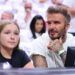 FOTO| Një prind i përkushtuar si David Beckham, lejon të bijën t’i bëjë grim