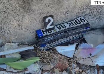 Do përdoreshin për krime/ Vodhi brenda ditës 12 targa, arrestohet 23-vjeçari