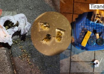 Finalizohet operacioni në rrugën e Barrikadave në Tiranë, arrestohen 4 të rinj që shisnin kanabis me doza