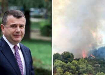 Balla reagon për zjarrin në Laç: Kemi një ndër situatat më të vështira gjatë këtij viti! Arrestuam njërin nga autorët. Emri