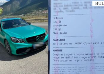VIDEOLAJM/ Bëri manovra të rrezikshme në rrugë, policia ndëshkon ‘pilotin’ me Benz jeshil