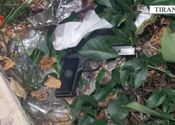 27-vjeçari nga Laçi nuk i bindet urdhrit të policisë, hedh pistoletën dhe largohet