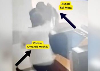 FOTO/ Momenti kur Rei Meta dhe Armando Meshau konfliktohen me grushte. ‘Mos më ngri zërin’, si nisi debati në Vlorë që përfundoi me një viktimë