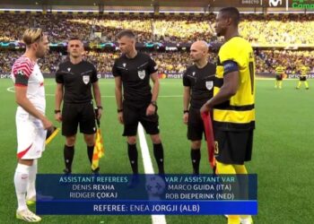 Për herë të parë në histori, arbitri shqiptar drejton në Champions League