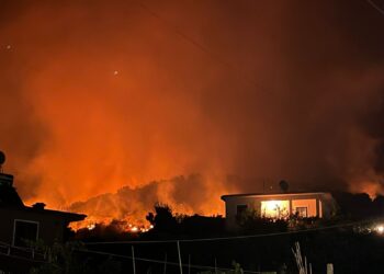 Zjarr masiv në Lushnjë/ Dhjetëra forca zjarrfikëse në luftë me flakët, Balla ndjek nga afër situatën