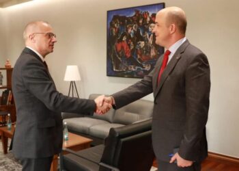 Diskutime për Kosovën dhe rolin e Shqipërisë në OKB/ I Ngarkuari me Punë i Ambasadës së SHBA-së takim me ministrin e Jashtëm, Hasani