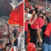 VIDEO/ Flamuri kuqezi valvitet në Pragë, tifozët e Kombëtares futen në stadium me plis