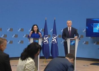 Siguria në veri të Kosovës, Stoltenberg dhe Osmani dalin në konferencë për mediat