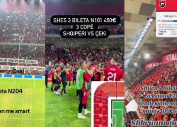 Ndeshja Shqipëri-Çeki, lulëzon tregu i zi: Biletat ndërrohen me “Smart” apo “iPhone”