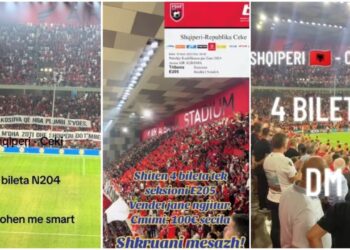Prag Shqipëri-Çeki, lulëzon tregu i zi: Biletat ndërrohen me “Smart” apo “iPhone”