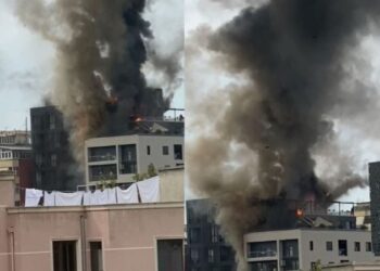 Riaktivizohen vatra zjarri në katet poshtë pallatit 10 katësh, zjarrfikësit në luftë me flakët prej 2 orësh