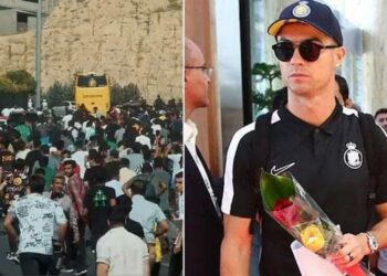 VIDEOLAJM/ Pritje e pazakontë për Ronaldon në Iran, fansat mësyjnë brenda në hotel