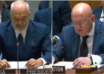 Ambasadori rus kundër presidentit ukrainas në OKB, Rama: Ju ndaloni luftën dhe Zelensky nuk do e mbajë fjalën!