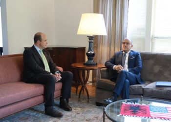 Në fokus përparimi i Reformës në Drejtësi/ I ngarkuari me punë i SHBA takim me ambasadorin e BE në Tiranë