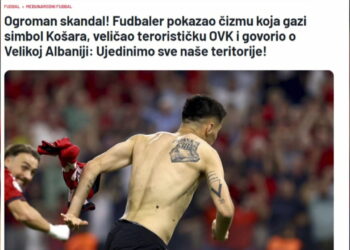 Tjetër “Provokacija” për mediat serbe, kësaj radhe e ka “fajin” tatuazhi i Dakut