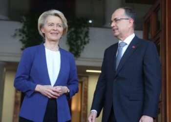 Samiti i Procesit të Berlinit, Begaj takohet me Presidenten e KE-së, Von der Leyen