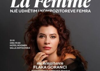 Me Orkestrën Simfonike të Ushtrisë/ Koncerti “La femme” me 21 kompozitore gra, nga himnografja që shkroi për një kurtizane
