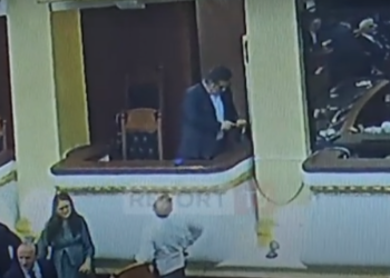 VIDEO/ Skenar për prishjen e seancës: Paloka me urdhër të Berishës, heq fishat për të mbyllur mikrofonat e deputetëve