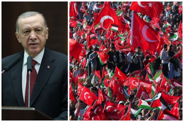 Tubim masiv pro Palestinës në Stamboll, Erdogan: Izraeli është një pushtues