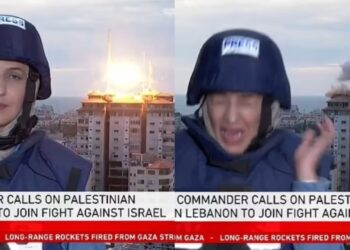 VIDEO| Tronditëse! Predha godet ndërtesën në Gaza, gazetarja trembet gjatë raportimit live