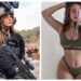 FOTOT/ ‘Lutuni për ne’, modelja merr armën dhe bashkohet me ushtrinë izraelite në luftën kundër Hamasit
