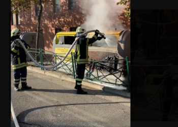 I vihet flaka koshit të plehrave pranë shkollës, Veliaj: Është kriminale, keqbërësin e kemi në kamera e nuk do mbetet pa ndëshkuar