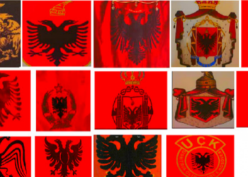 Njihuni me historinë e Flamurit Shqiptar dhe ndryshimin grafik të shqiponjës nga gjeneza deri në ditët e sotme