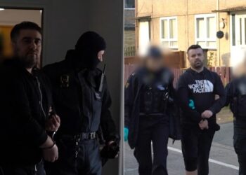 VIDEO/ Operacioni si në filma për arrestimin e anëtarëve të bandës së drogës në Angli! Drejtohej nga 2 vëllezër shqiptarë