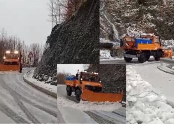 Dëbora e parë për këtë vit filloi në Qafë Thore, ARRSH: Na fton në sezonin dimëror