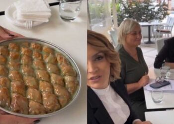 VIDEO/ ‘Bakllavaja e bërë me grurin e ri’, Foltorja bllokoi Komisionin e Ekonomisë, ja si e presin socialistët mbledhjen online