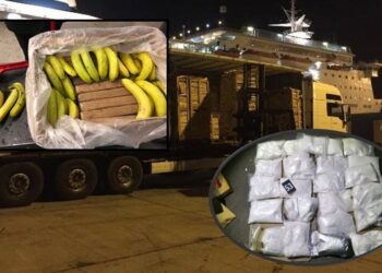 Emrat/ Tentuan të fusnin përmes kontenierëve të bananeve dhjetëra kg kokainë në Britani, burg 3 shqiptarëve