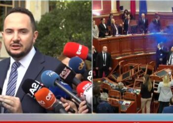 Ndezi tymuese në Kuvend/ Salianji: Do përshkallëzojmë aksionin, kallëzim penal për disa deputetë të PS