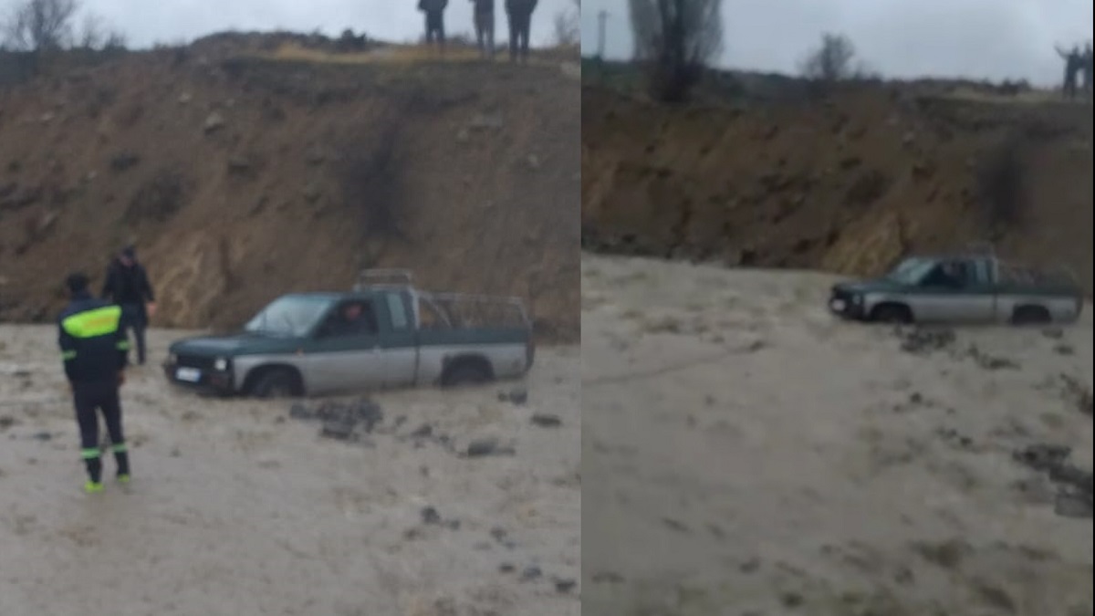 VIDEO/ Fuoristrada bllokohet në lumë, rrezikojnë mbytjen 3 persona në Kolonjë