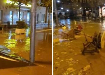 Librazhdi përfshihet nga stuhia e fortë, bllokohet qarkullimi i automjeteve