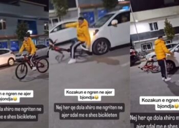 VIDEO/ Makina përplas rëndë Kozakun, ja si paraqitet gjendja e tij shëndetësore: Bjondja më ngriti në ajër