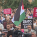 “Liri Palestinës”, protestë në qendër të Tiranës kundër luftës në Gaza