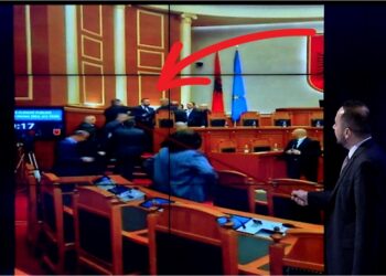 “Po ua tregoj me fytyrë”, Salianji akuzon gardistin: Ky personi mbante armë…. (por në VIDEO s’duket asgjë)