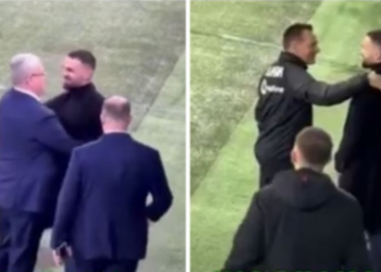 VIDEO/ Sadiku ka shkruar historinë me Shqipërinë, bomberi i munguar në listë shfaqet në stadium për të përshëndetur shokët e skuadrës