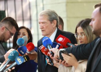 “Garda e armatosur sot në Parlament”, Berisha: Personi që u shty fizikisht me Salianjin kishte armë