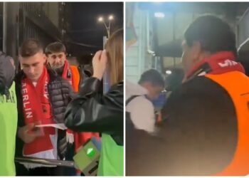 VIDEO/ Fillon hyrja e tifozëve në stadiumin ‘Zimbru’ nën thirrjet: O sa mirë me qenë shqiptar