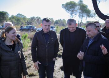 Një ditë para protestës së Rithemelimit, Balla shfaqet në krah me aleatin e PD